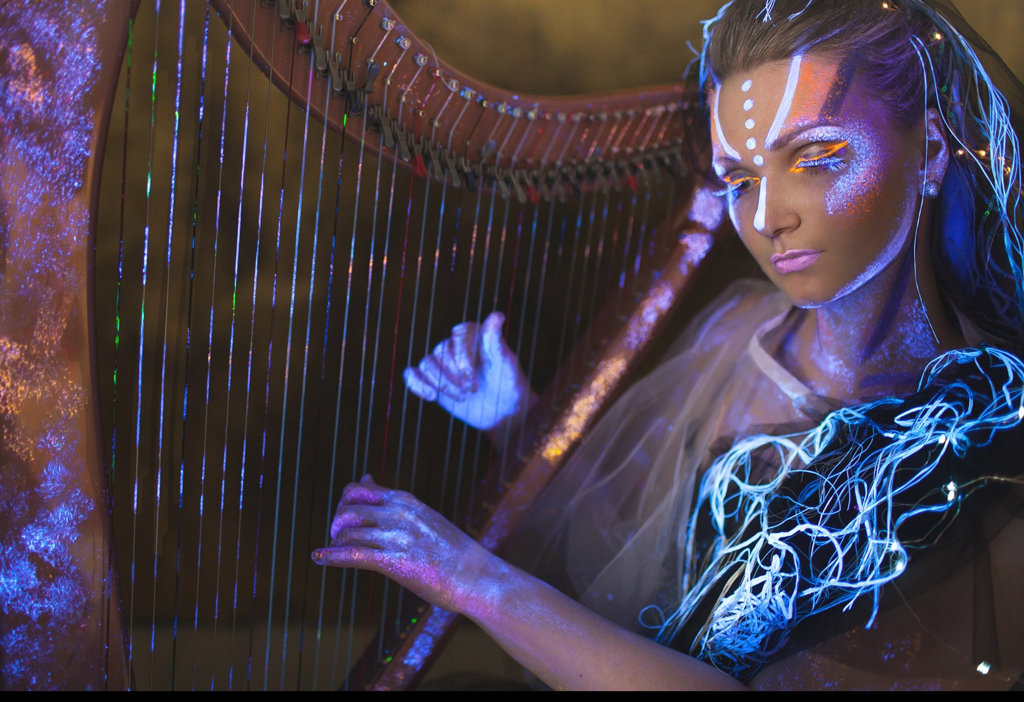 Арфа в темноте